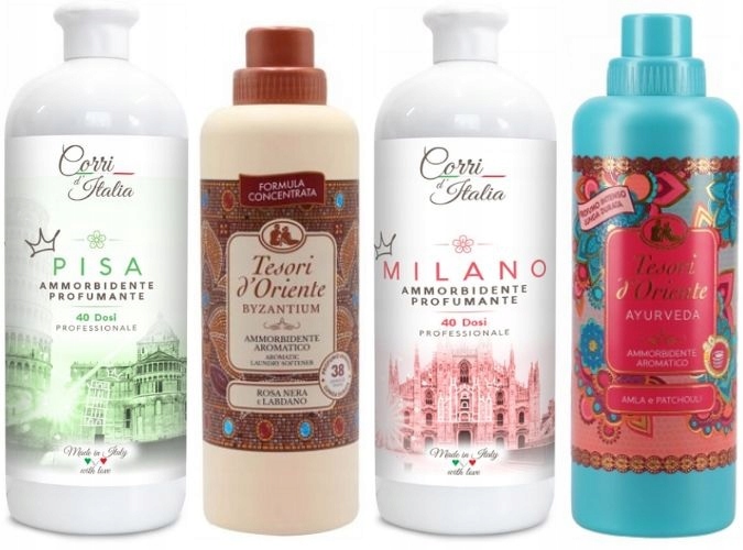 Levně Sada 4 Krásných Tekutin Corri d`ITALIA a Tesori d`ORIENTE Pbma