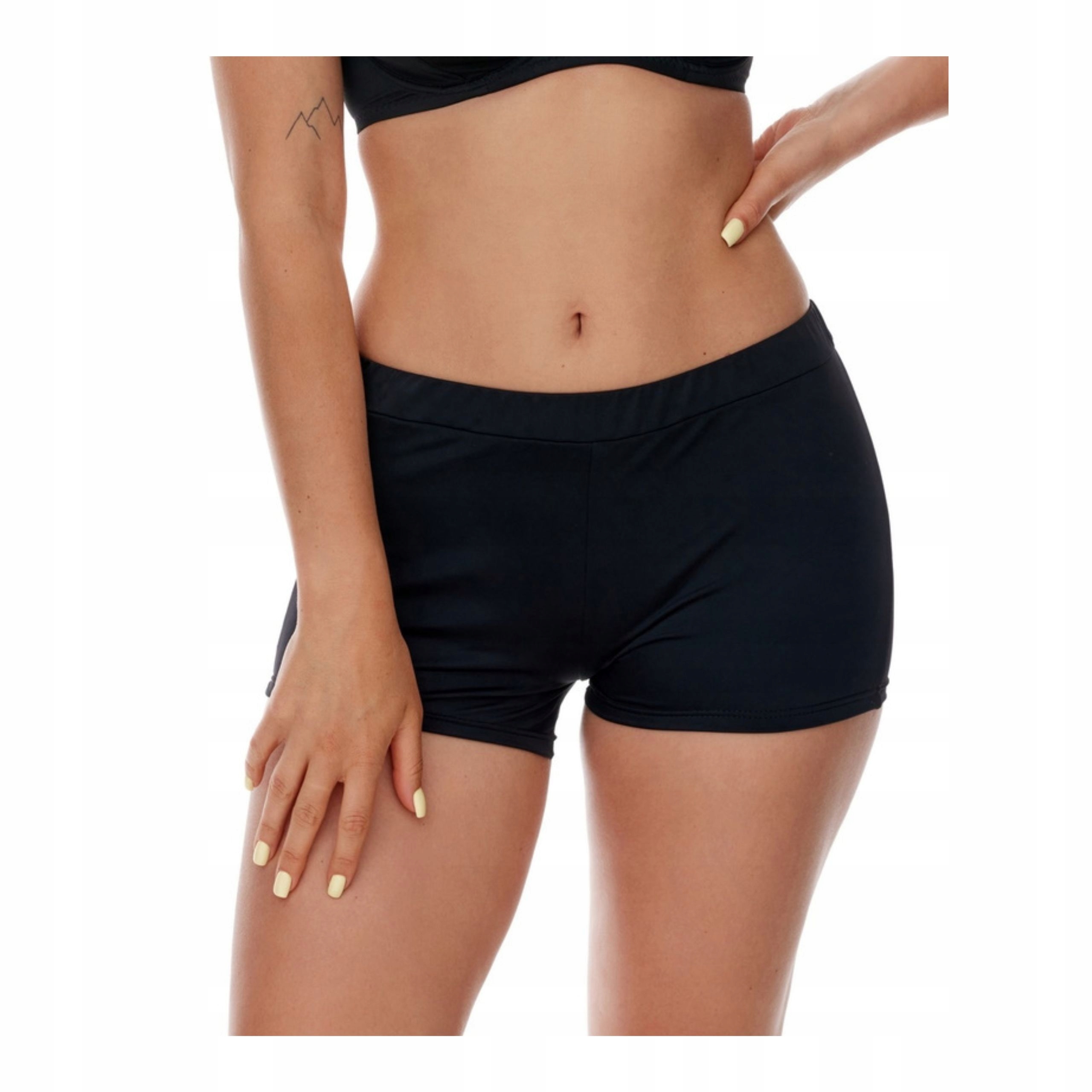 Šortky kalhotky bikiny 42 XL spodní díl plavek černé kraťasy Lupo