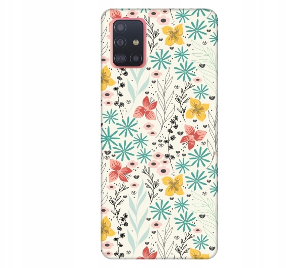 

Etui pokrowiec do Samsung Galaxy A51 Floral kwiaty