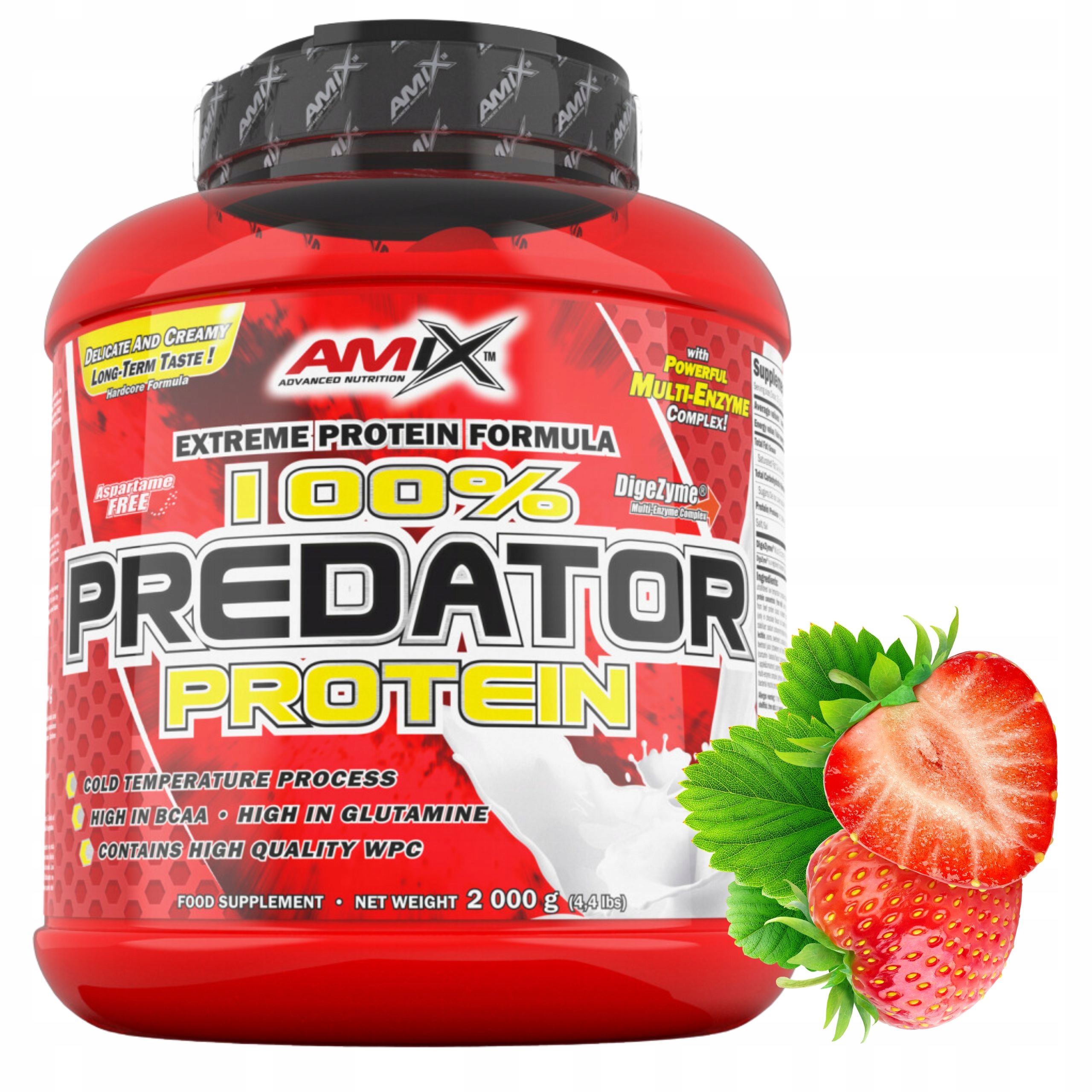 Syrovátkový Protein Jahodové Syrovátkový Koncentrát Wpc Protein 2 kg