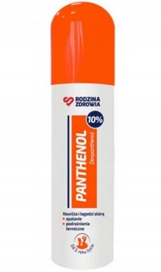 

Panthenol 10% spray Pianka 150ml Rodzina Zdrowia