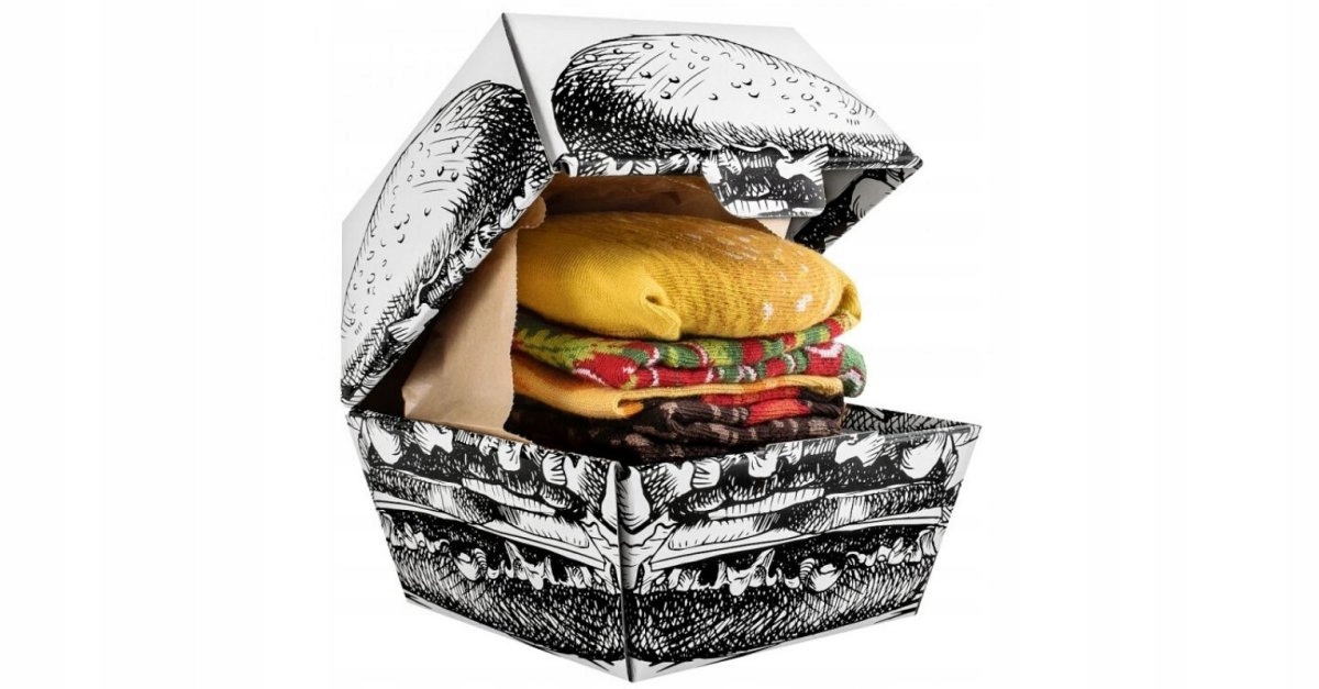 

Śmieszne Skarpetki Hamburger Na Prezent