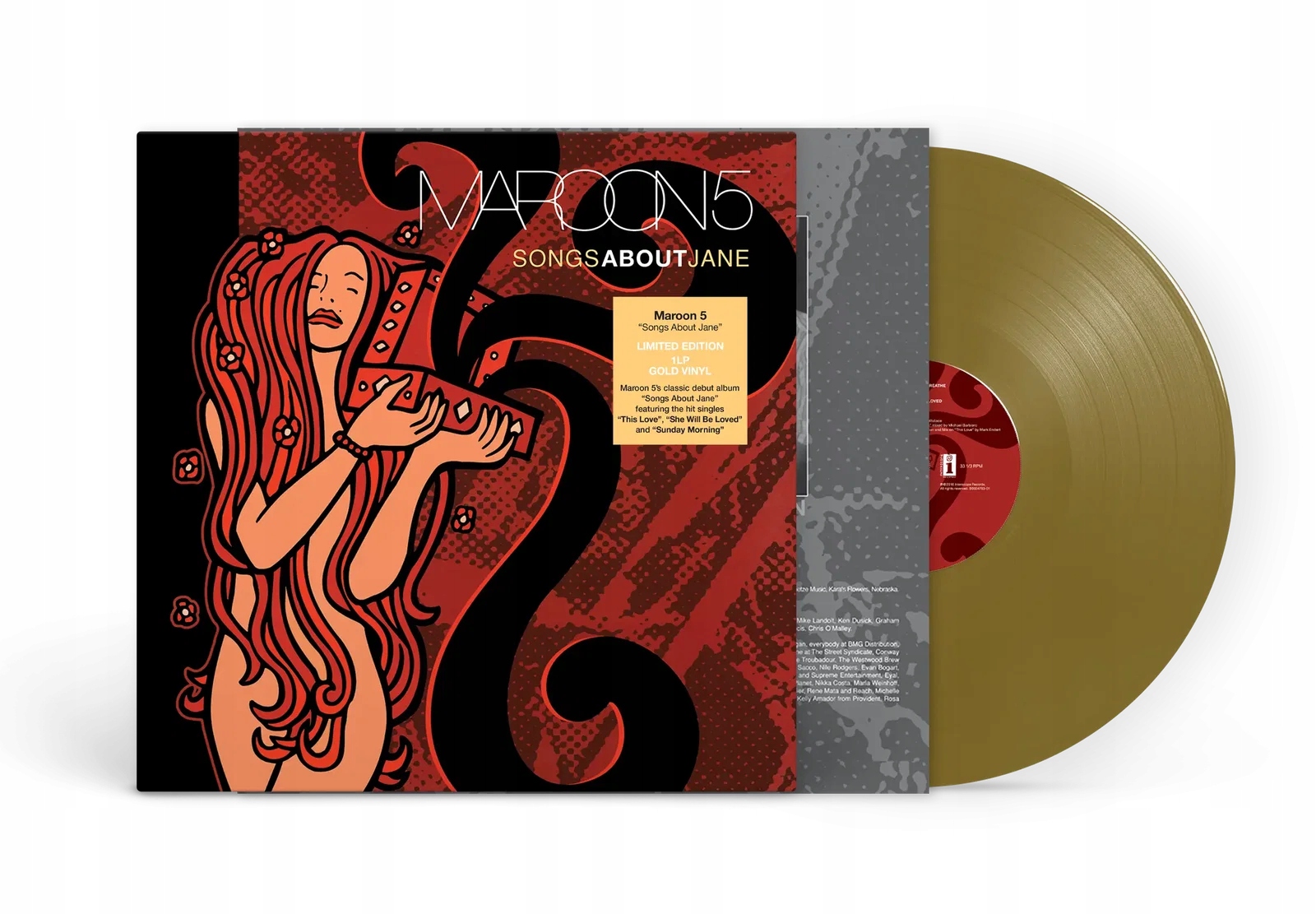 Maroon 5: Songs About Jane (Coloured Gold Vinyl) Vinyl (lp)