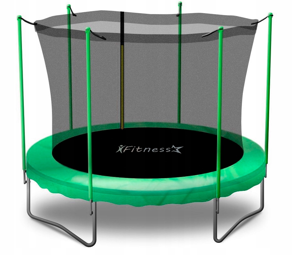 MAŁA TRAMPOLINA OGRODOWA DLA DZIECI F-STAR 183CM 6FT GREEN SIATKA WEWNĘTRZN