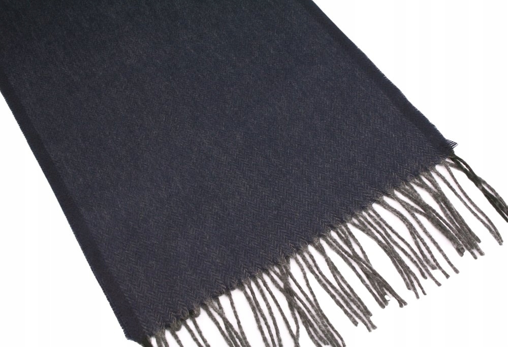 Granatowy Miękki Szalik V.Fraas Cashmink Marka inna