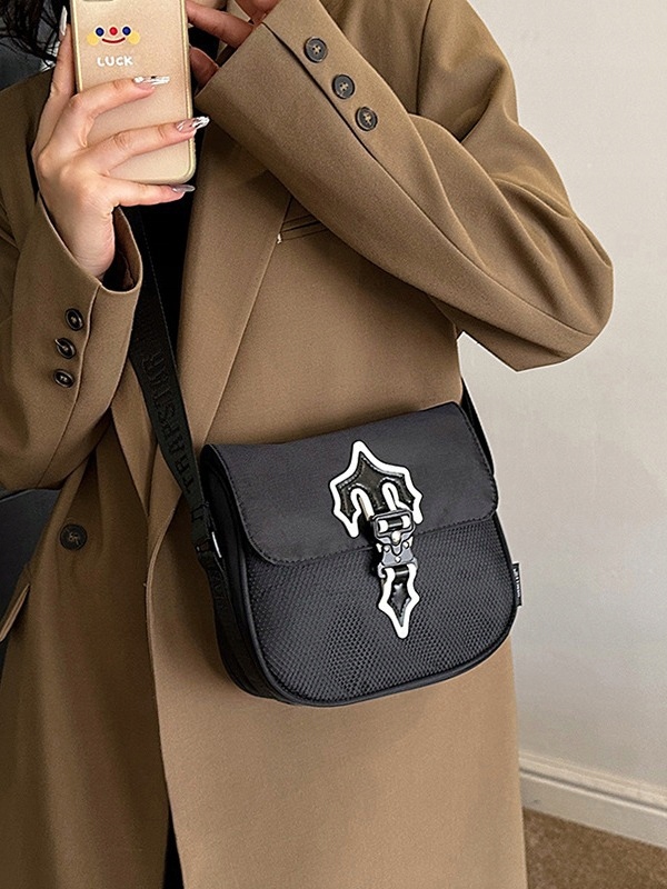 Czarna torba Oxford Crossbody Bag Torba Na Ramię Rodzaj do paska