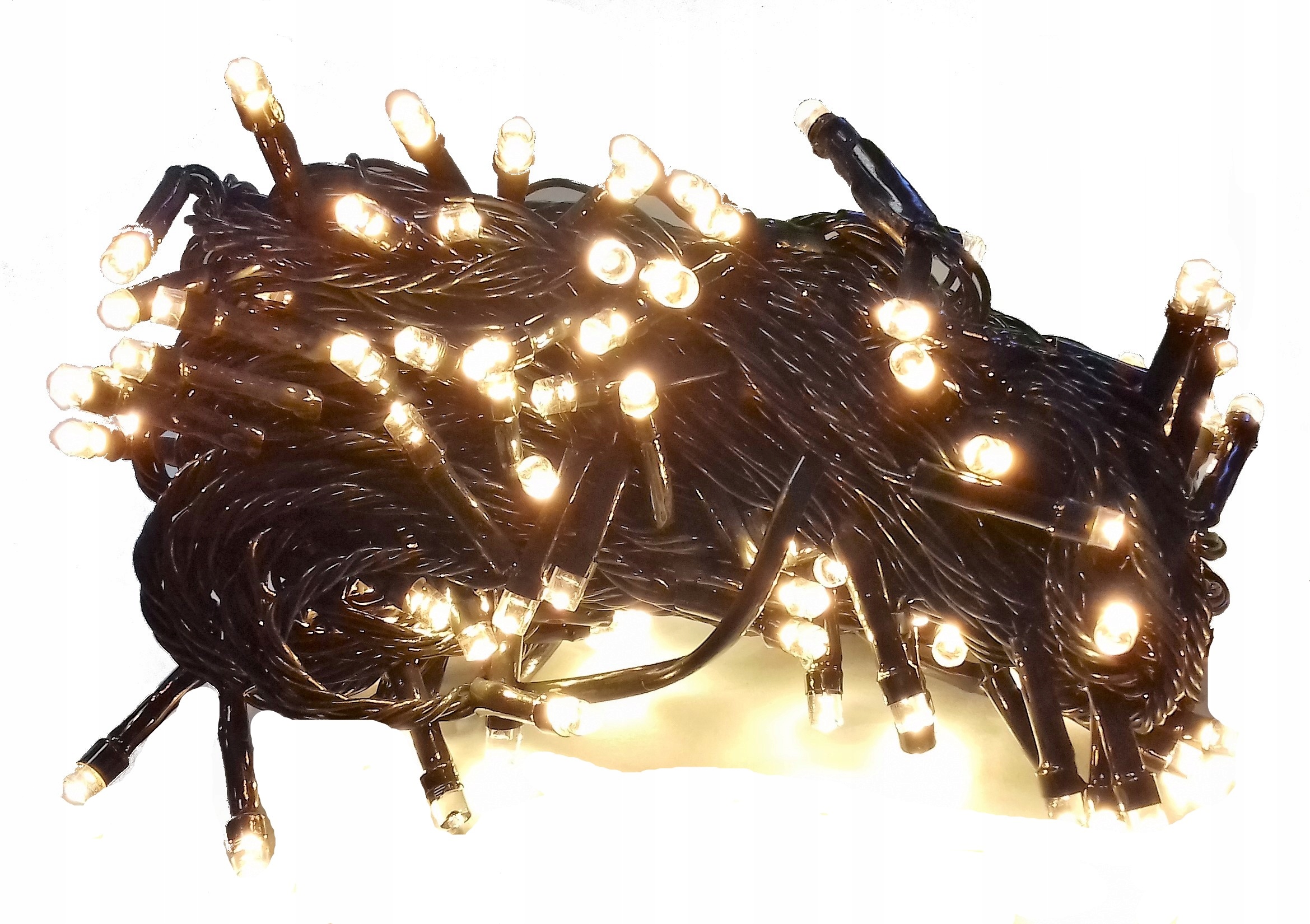 

Lampki światełka choinkowe 200 Led biały ciepły