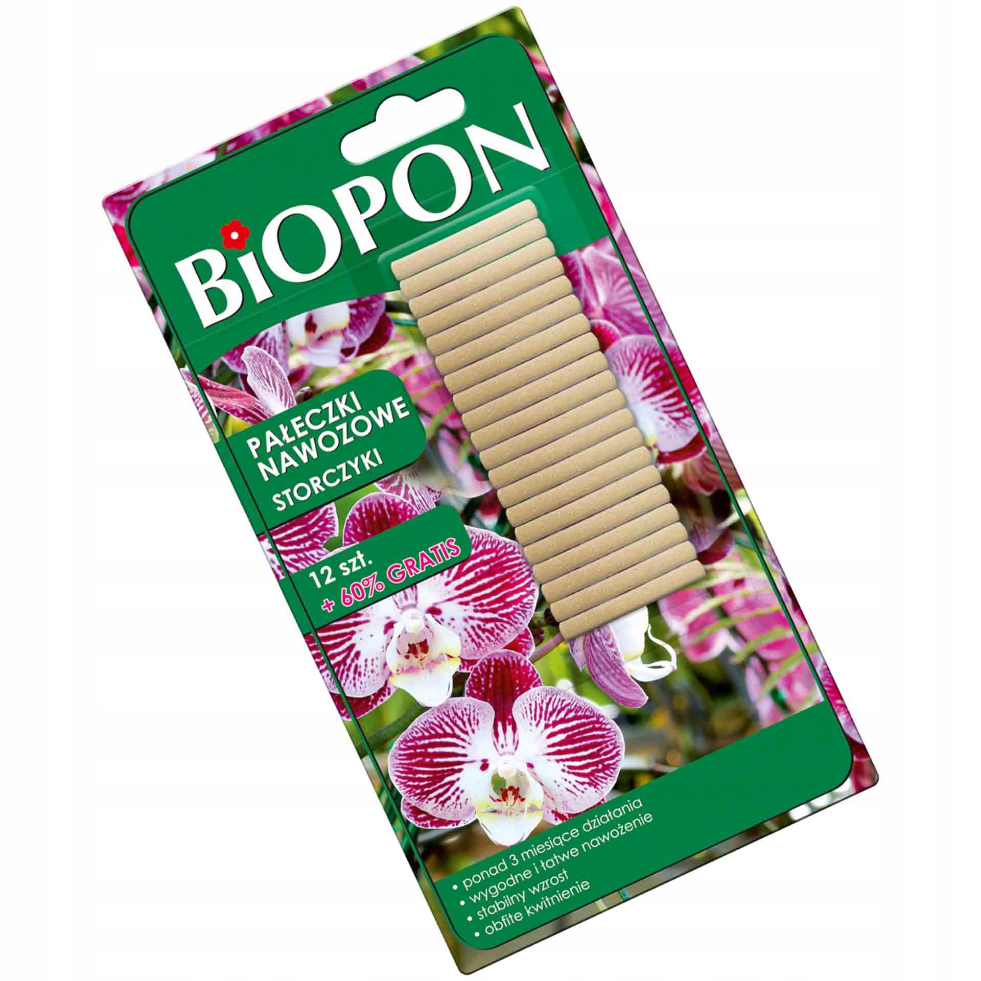 

Biopon Pałeczki Nawozowe Do Storczyków 10 szt.