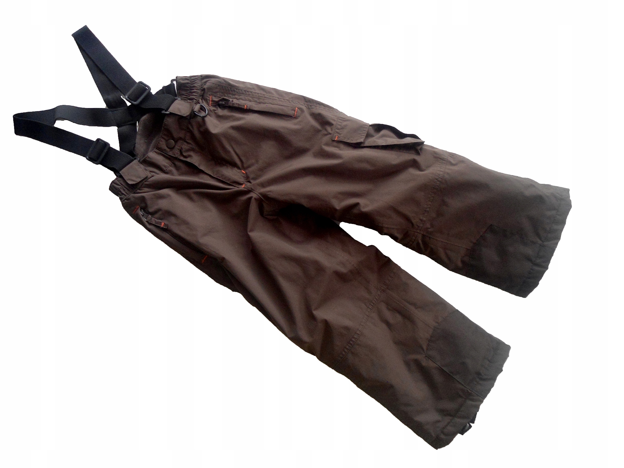 ALIVE brązowe spodnie narciarskie 110/116 cm