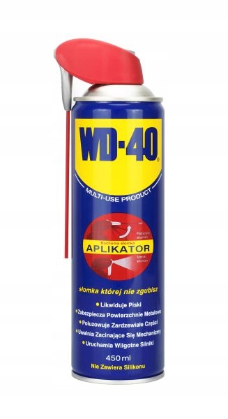 WD-40 Odrdzewiacz Uniwersalny Wielofunkcyjny Smar Penetrujący 450ml