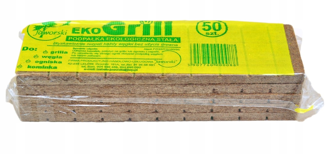 

Podpałka ekologiczna 50 szt. grill, piec, rozpałka