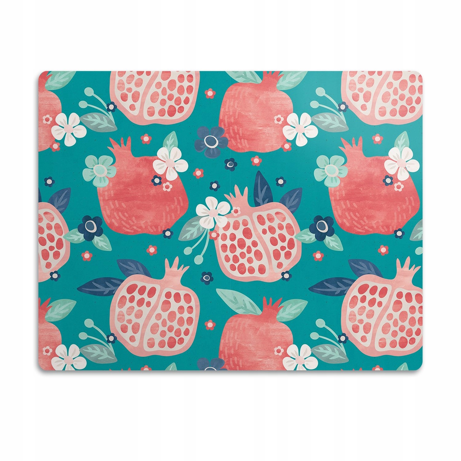 Levně Voděodolná podložka pod misku Granátové jablko, ovoce 90 x 60 cm