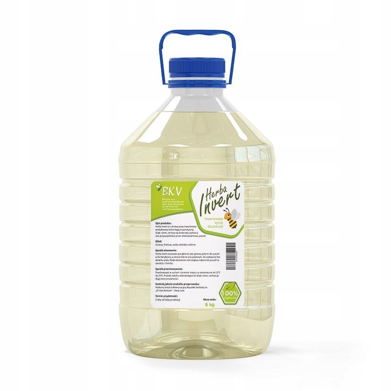 

Pokarm dla pszczół, syrop Bkv Herba 4x6kg