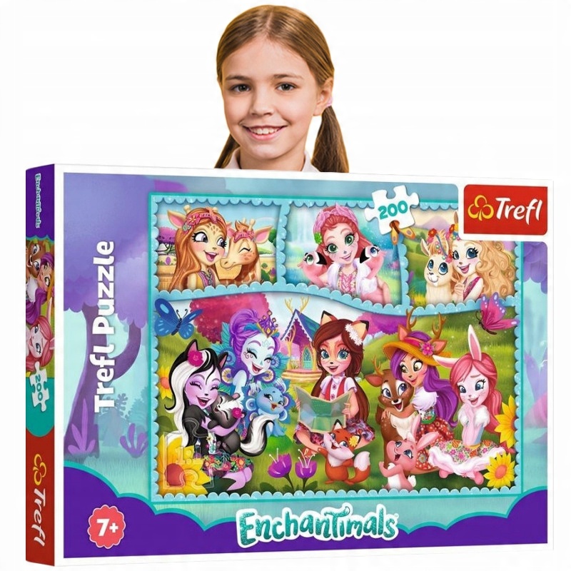 

Trefl Puzzle Układanka dla Dzieci 200 Enchantimals