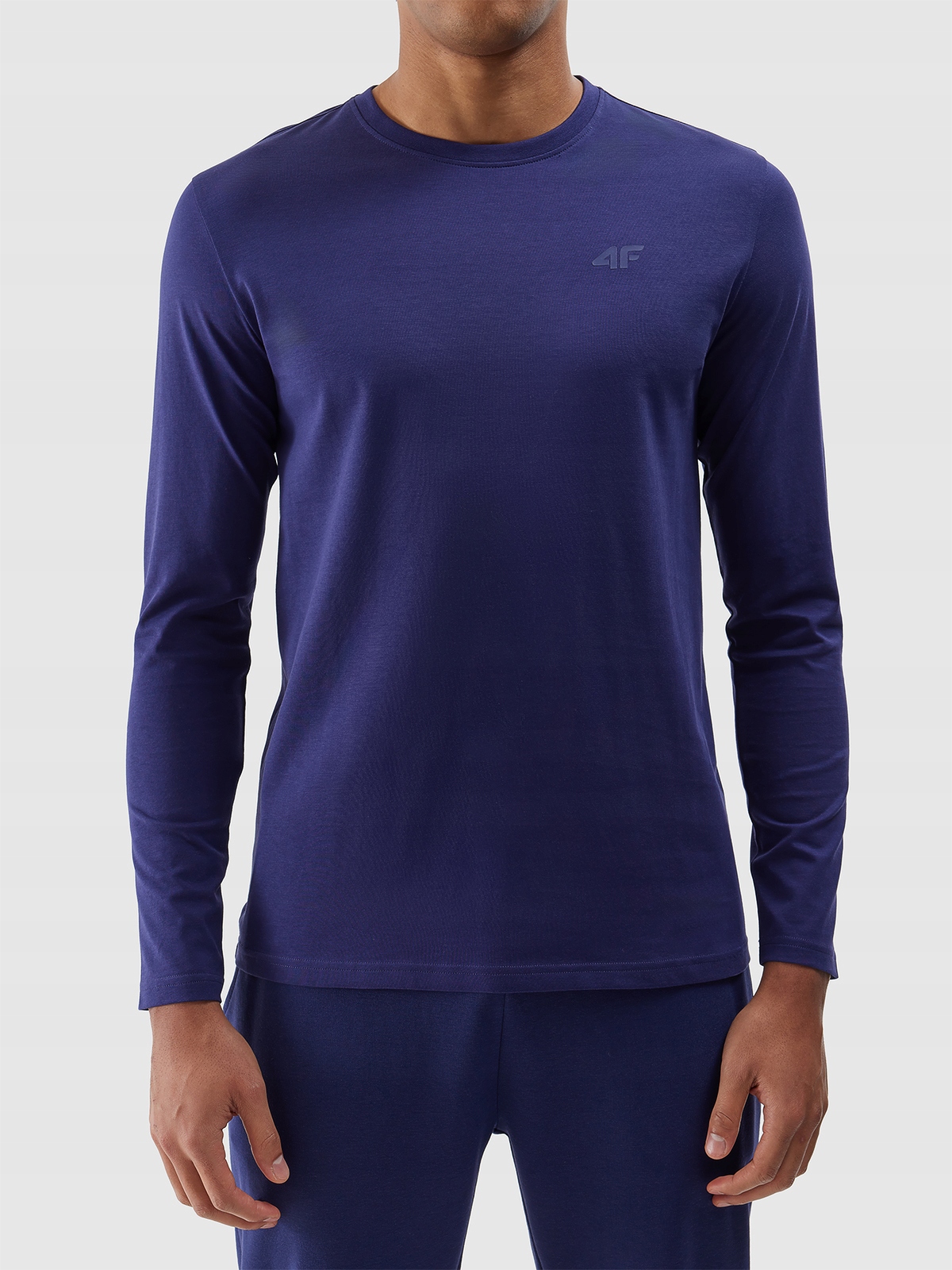 4F LONGSLEEVE MĘSKI KOSZULKA Z DŁUGIM RĘKAWEM SS24 Zapięcie brak