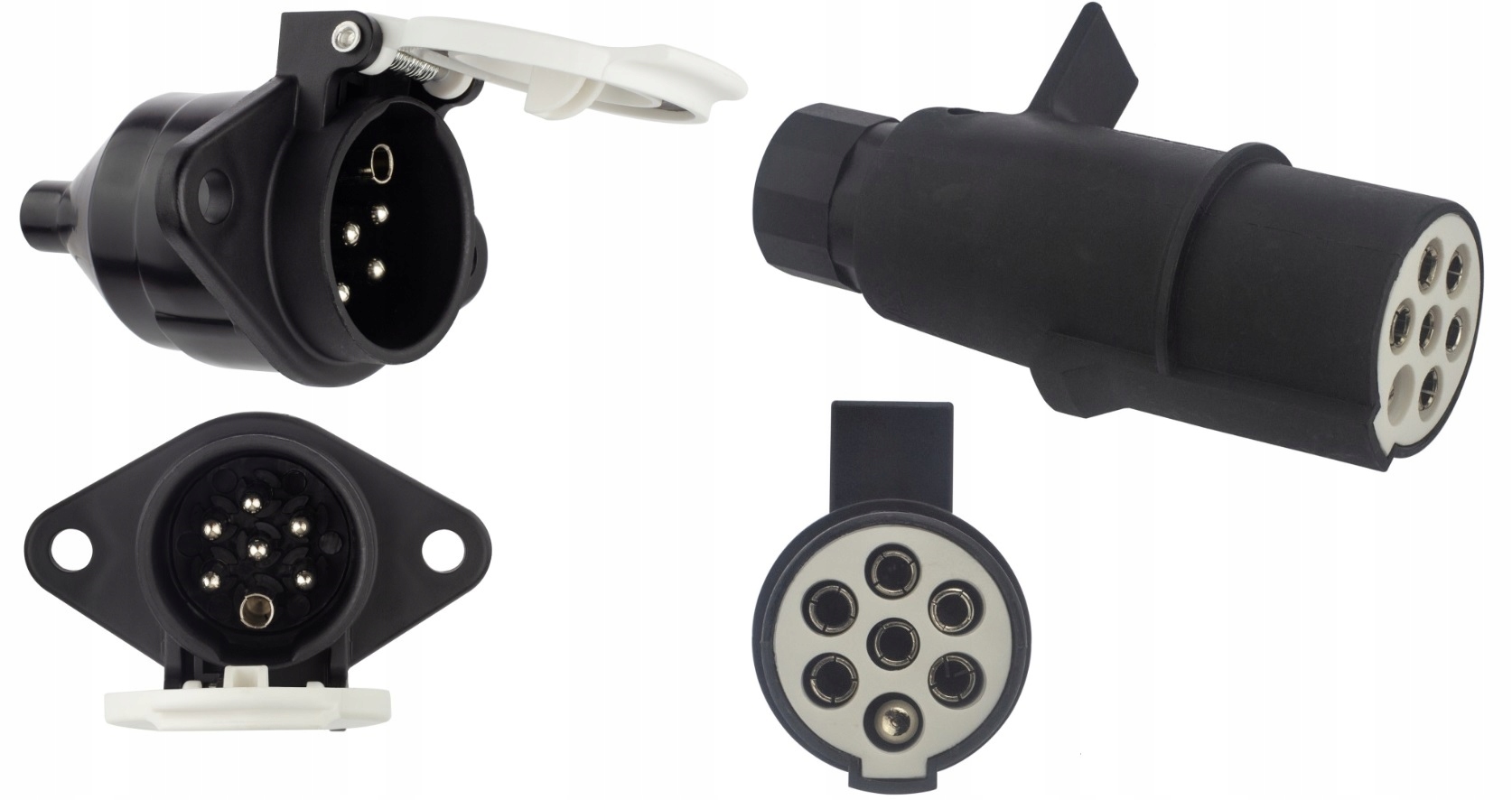 

Gniazdo+ wtyczka 24V-7 Pin typ S przyczepa naczepa