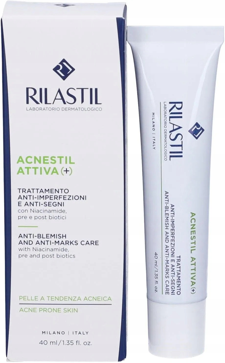 Rilastil Acnestil Attiva krem do twarzy przeciw niedoskonałościom 40ml
