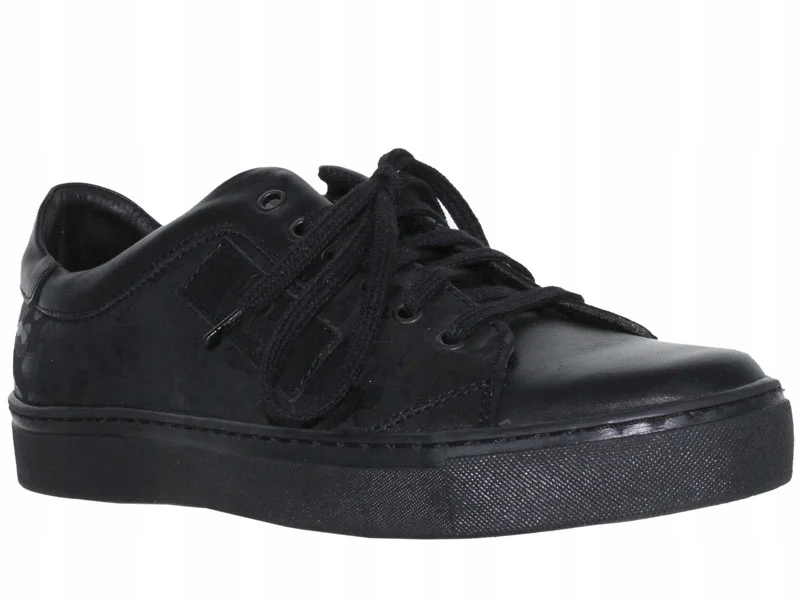 Lee Cooper Pánské polobotky Elegantní kožené velikost 44 Černá kůže