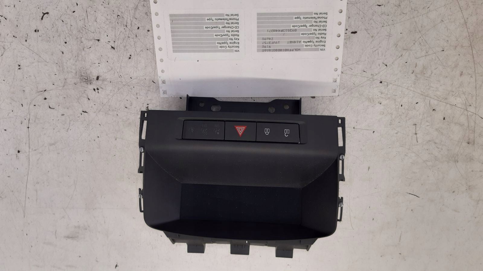 display radia PIN Opel Astra J kombi 1,4T