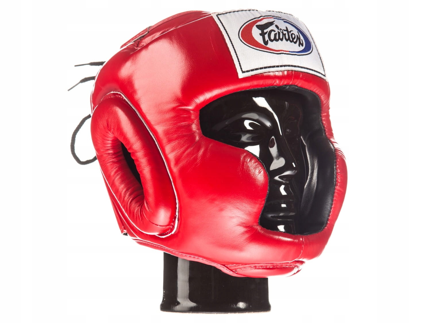 Kask Bokserski Sparingowy Fairtex HG3 (red) "Full Coverage Style" L