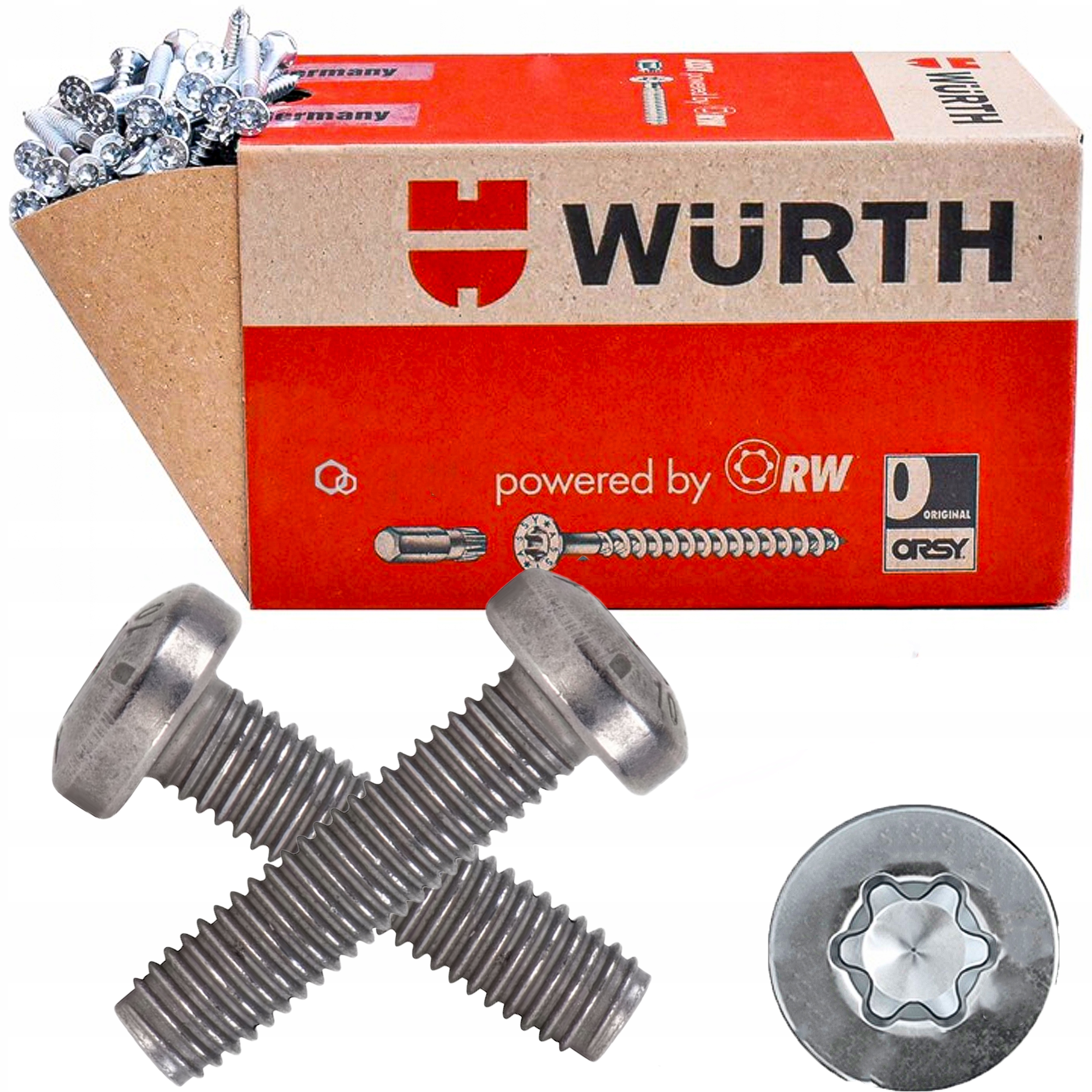 Šroubovák S Plechovkami A Válcovaným Závitem M4,0X10 200ks Wurth