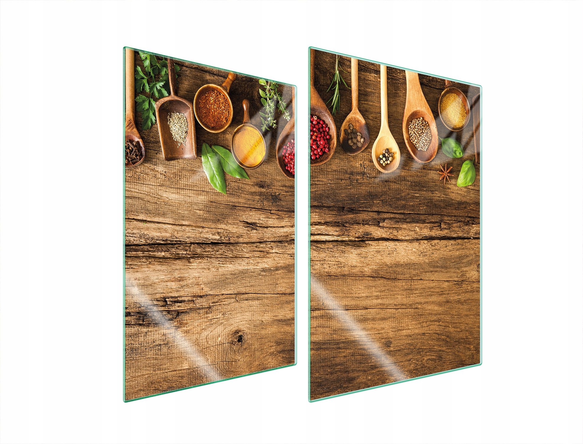 Skleněná Ochranná Deska Do Kuchyně 2x35x52 Koření Tvrzené Sklo