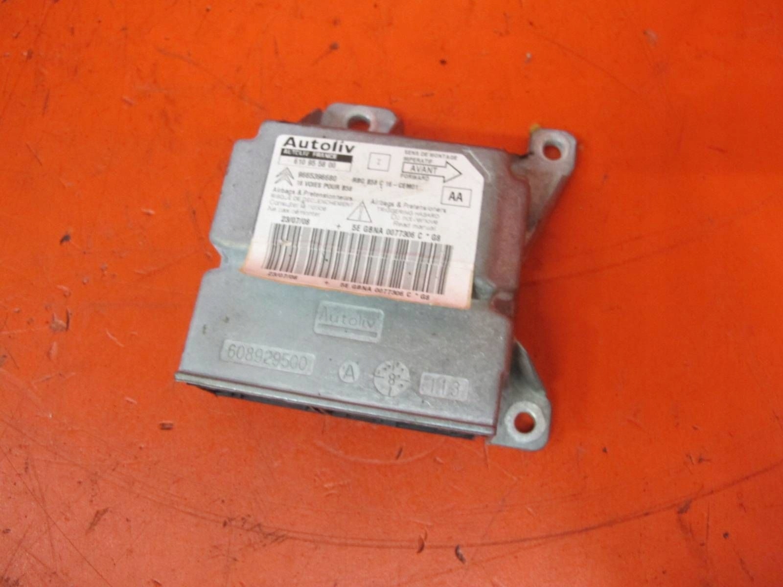 CITROEN C4 PICASSO e 1 UA modulo SENSOR airbag airbag 9665396680