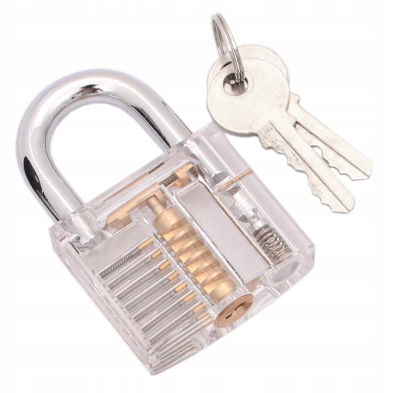 

Kłódki Kłódka 50mm jarzmowa przezroczysta