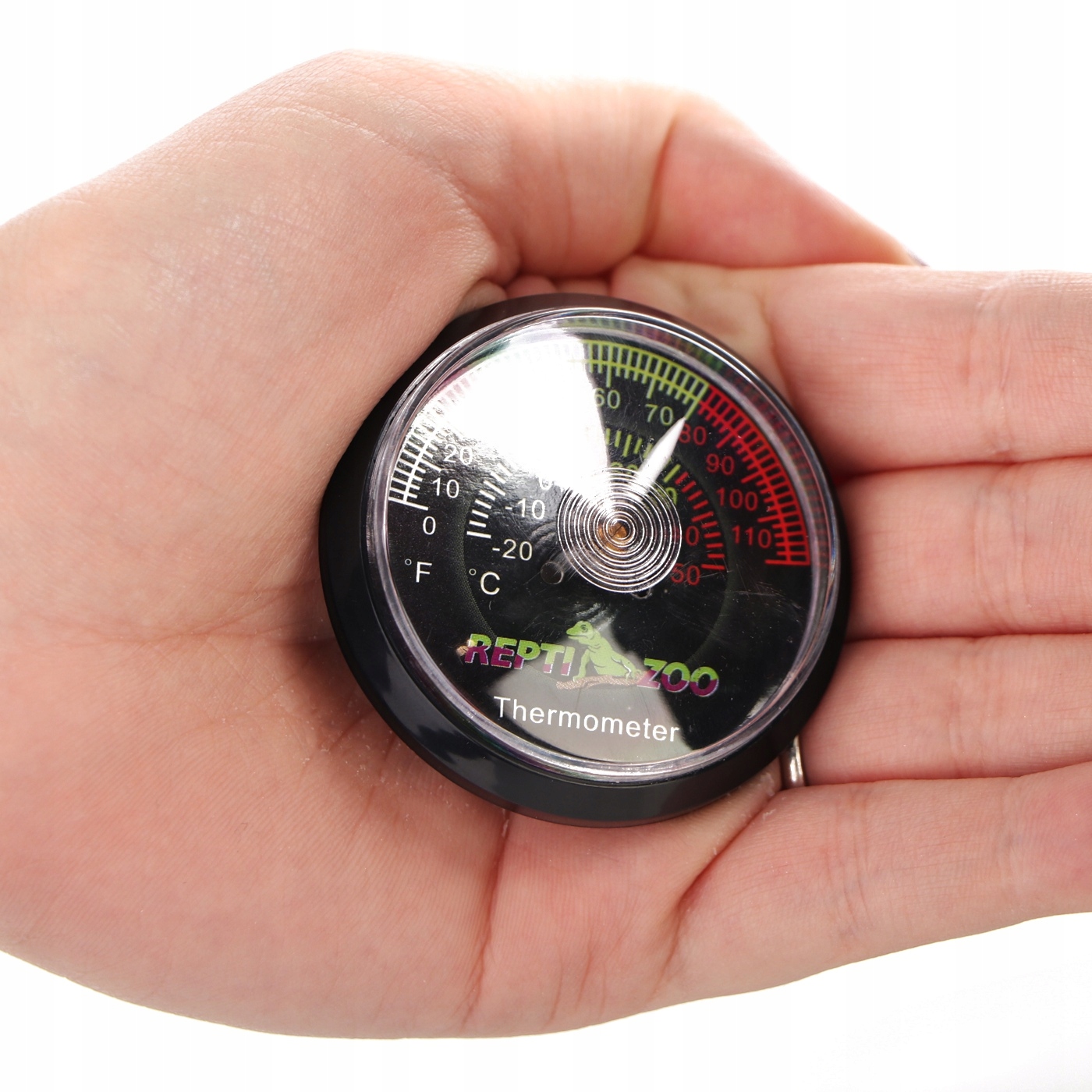 NIEWIELKICH ROZMIARÓW TERMOMETR ANALOGOWY REPTIZOO Model Repti-Zoo RT01 - termometr analogowy
