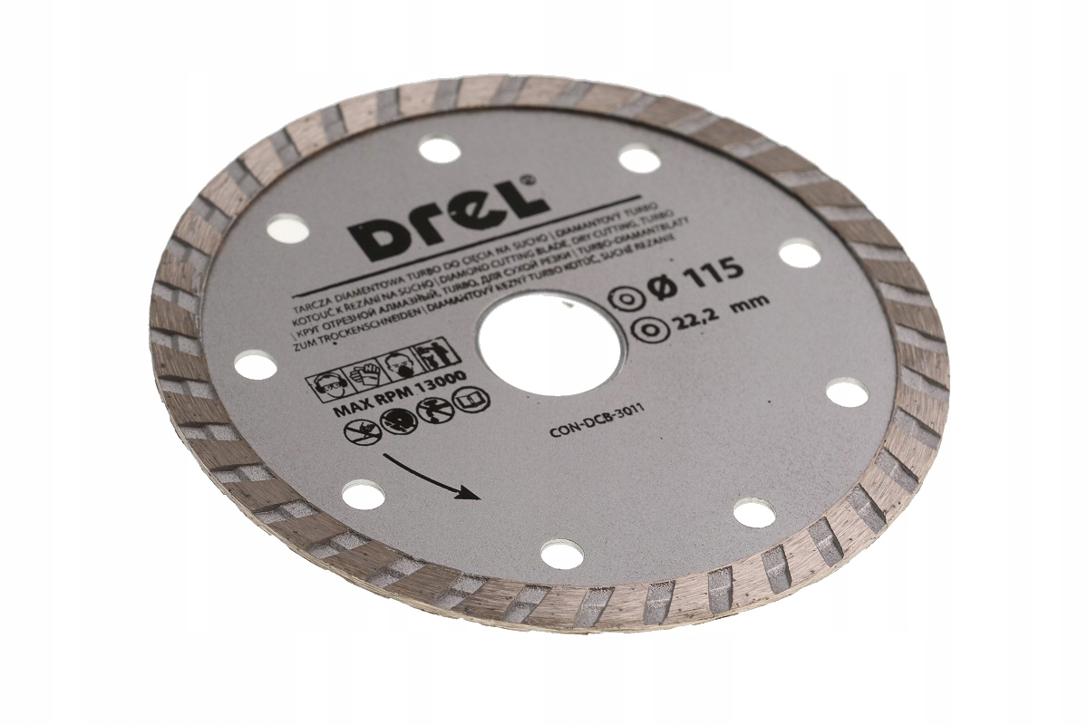 

Tarcza Diamentowa Do Cięcia Na Sucho Turbo 115 mm