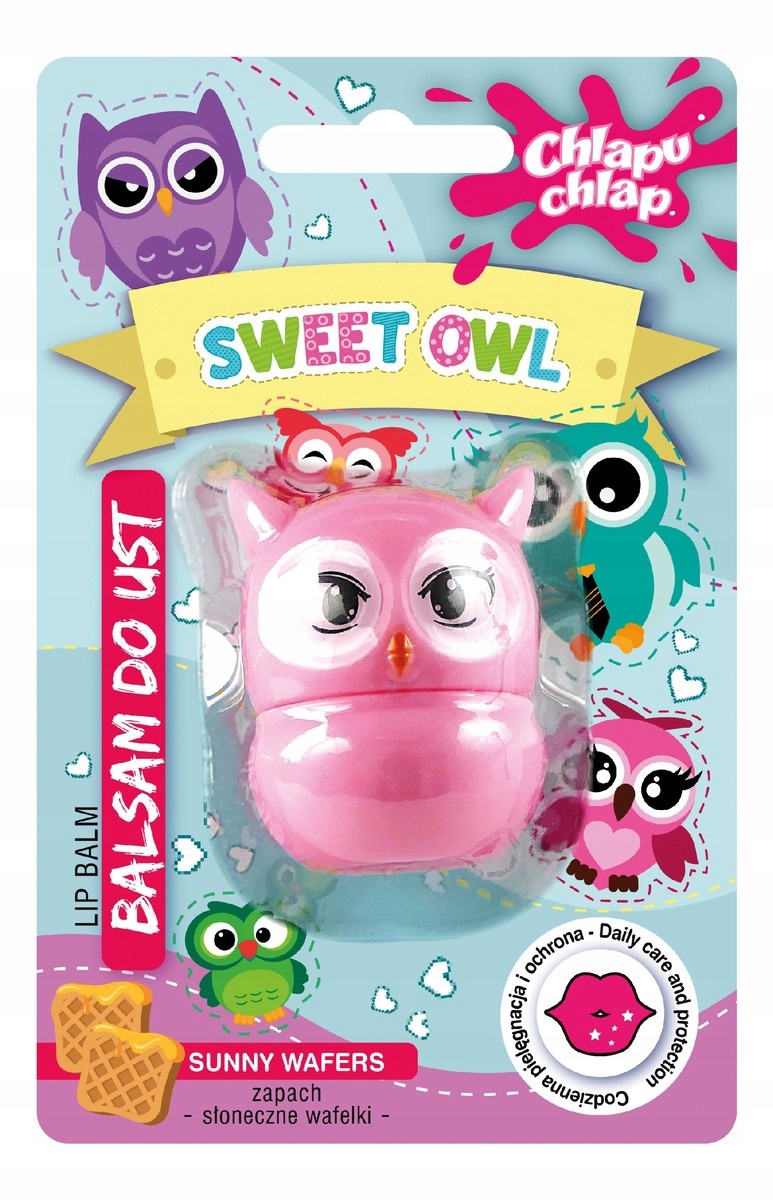 Chlapu Chlap Balsam do ust sweet owl -wafelki