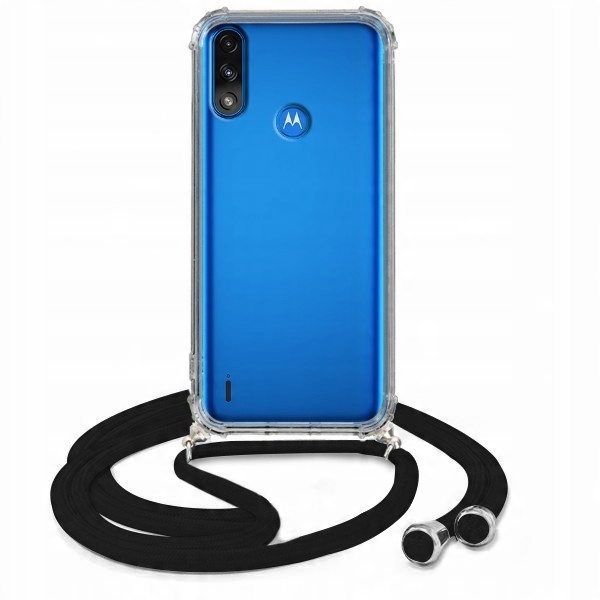 

Etui Crossbody Motorola E7 Power Czarny Sznurek