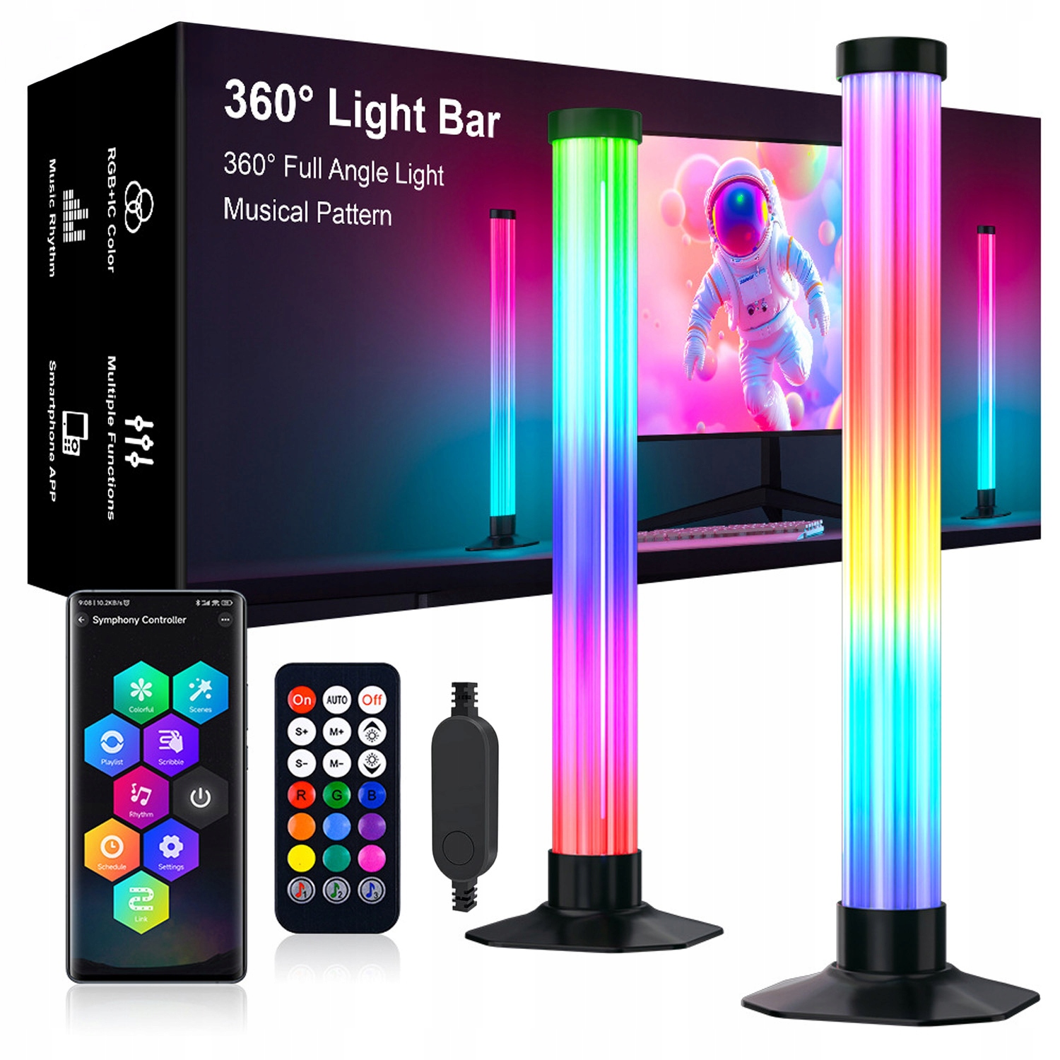 Inteligentní Led Pásek 360° Usb Smart Rgb Světlo| Obývací Pokoj Ložnice Gaming Kino