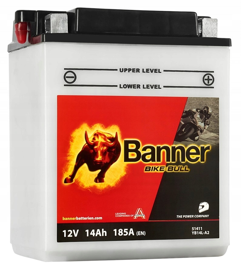 

Banner Bike Bull 51411 12V 14AH 185A YB14L-A2