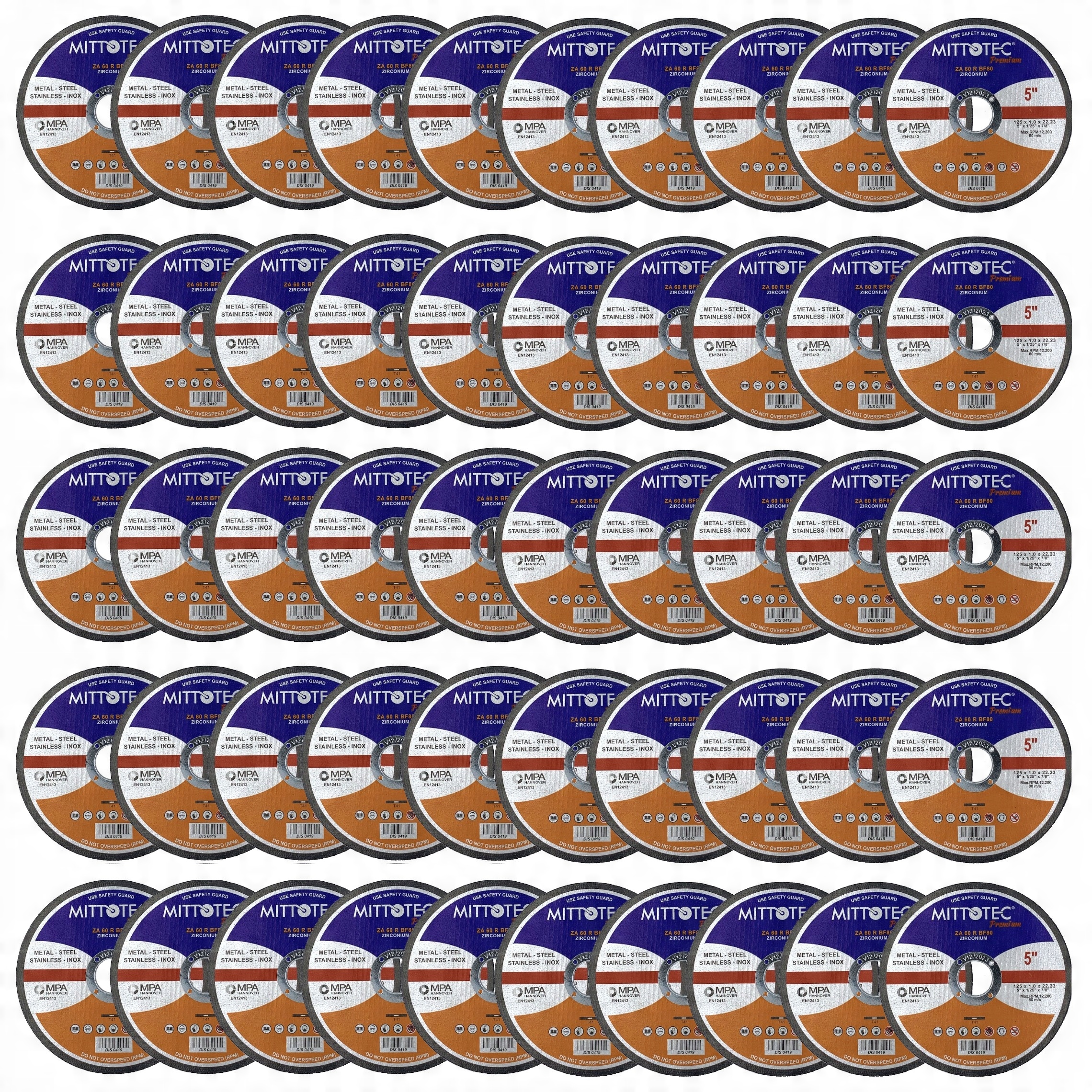 

Tarcze Do Cięcia Metalu 125 x 1mm Tarcza 50 szt