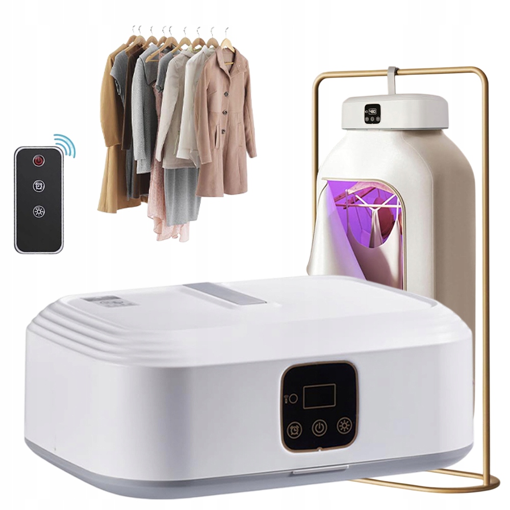 Levně Elektrický Sušák Na Prádlo Mini Přenosný A Domácí 600W Dva Režimy