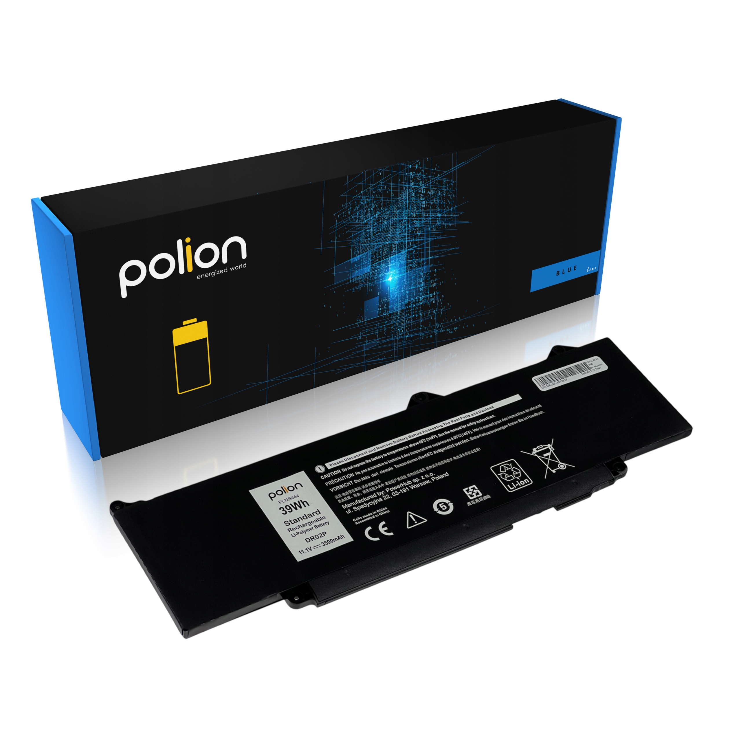 Baterie DR02P pro Dell Latitude 5340 5350 5440 5540 5550 7455 Precision 3480