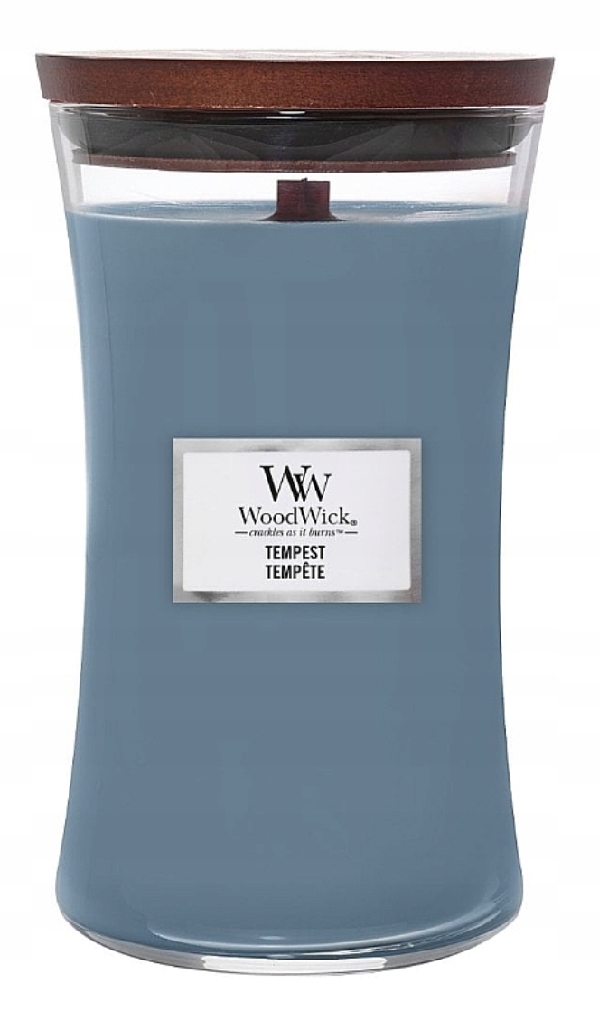 WoodWick Sójová vonná svíčka Tempest Velká 610 g Dřevěný knot