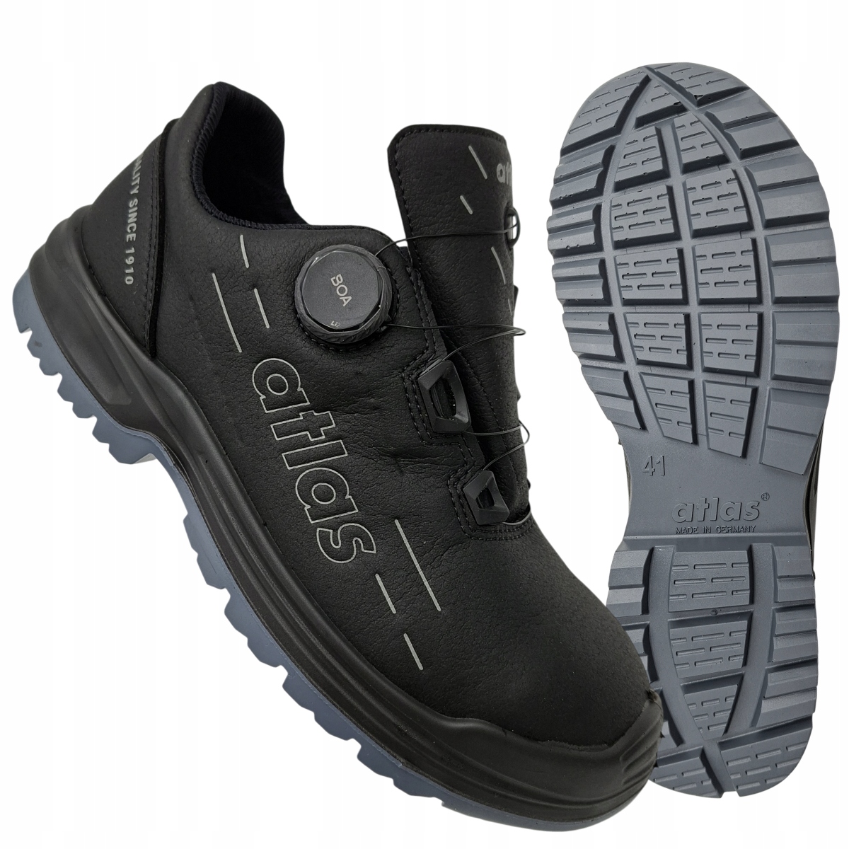 Półbuty Buty Robocze Męskie Podnosek Atlas Max 150 Pro Boa S3S 47