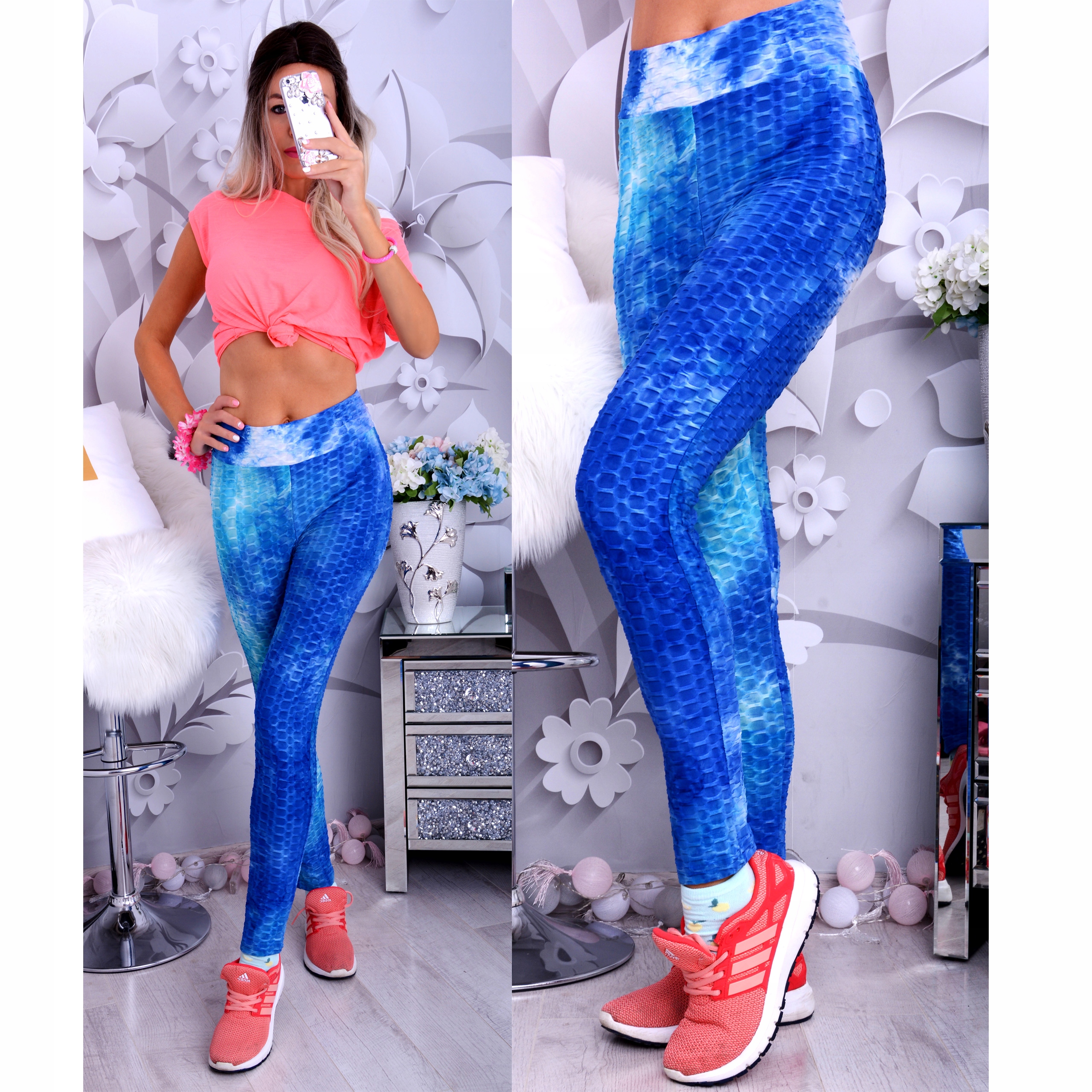 

Antycellulitowe Legginsy Modne Leginsy Neonowe 407
