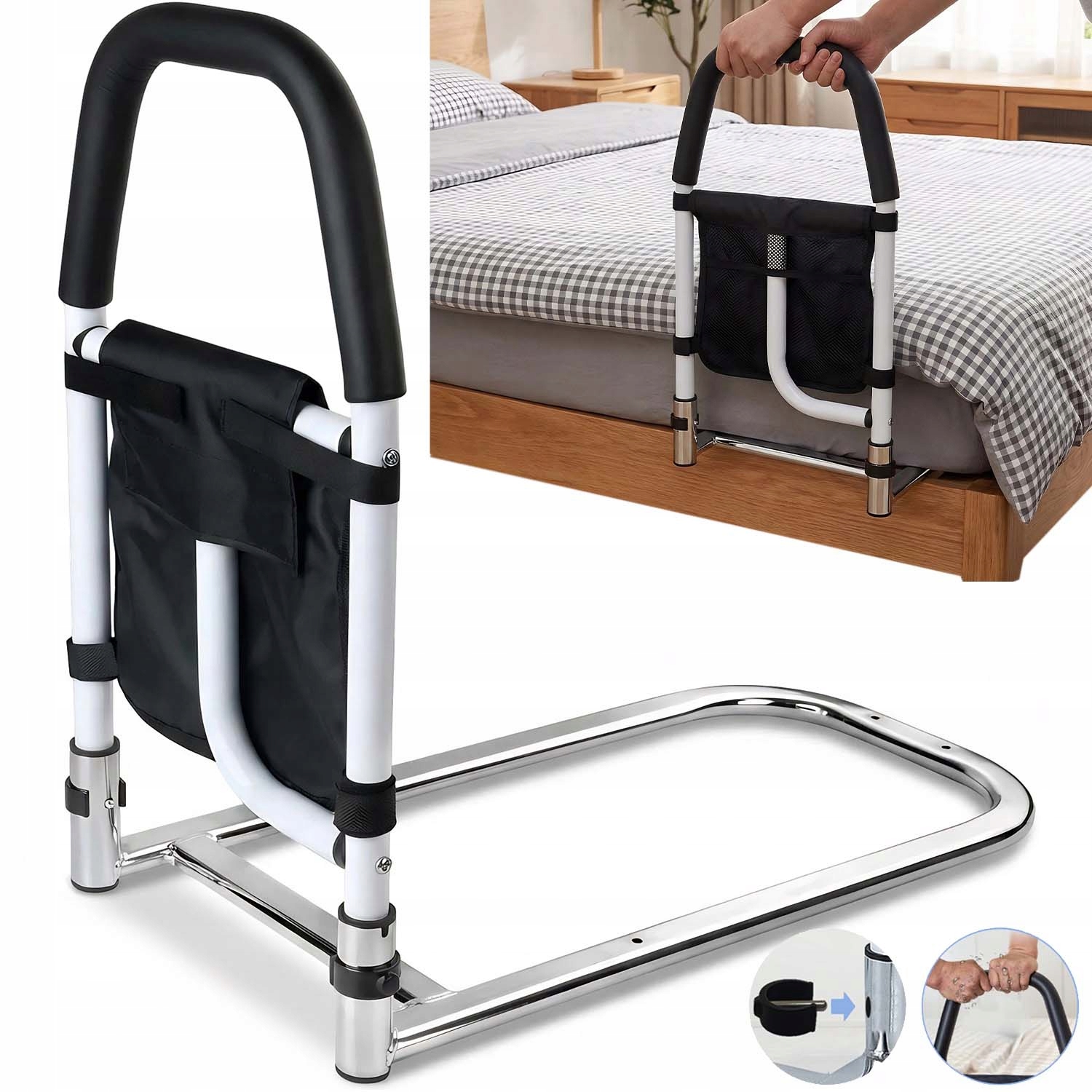 Balkonik Stojak Barierka Pomoc Przy Wstawaniu Chodzeniu Dla Seniorów 52CM