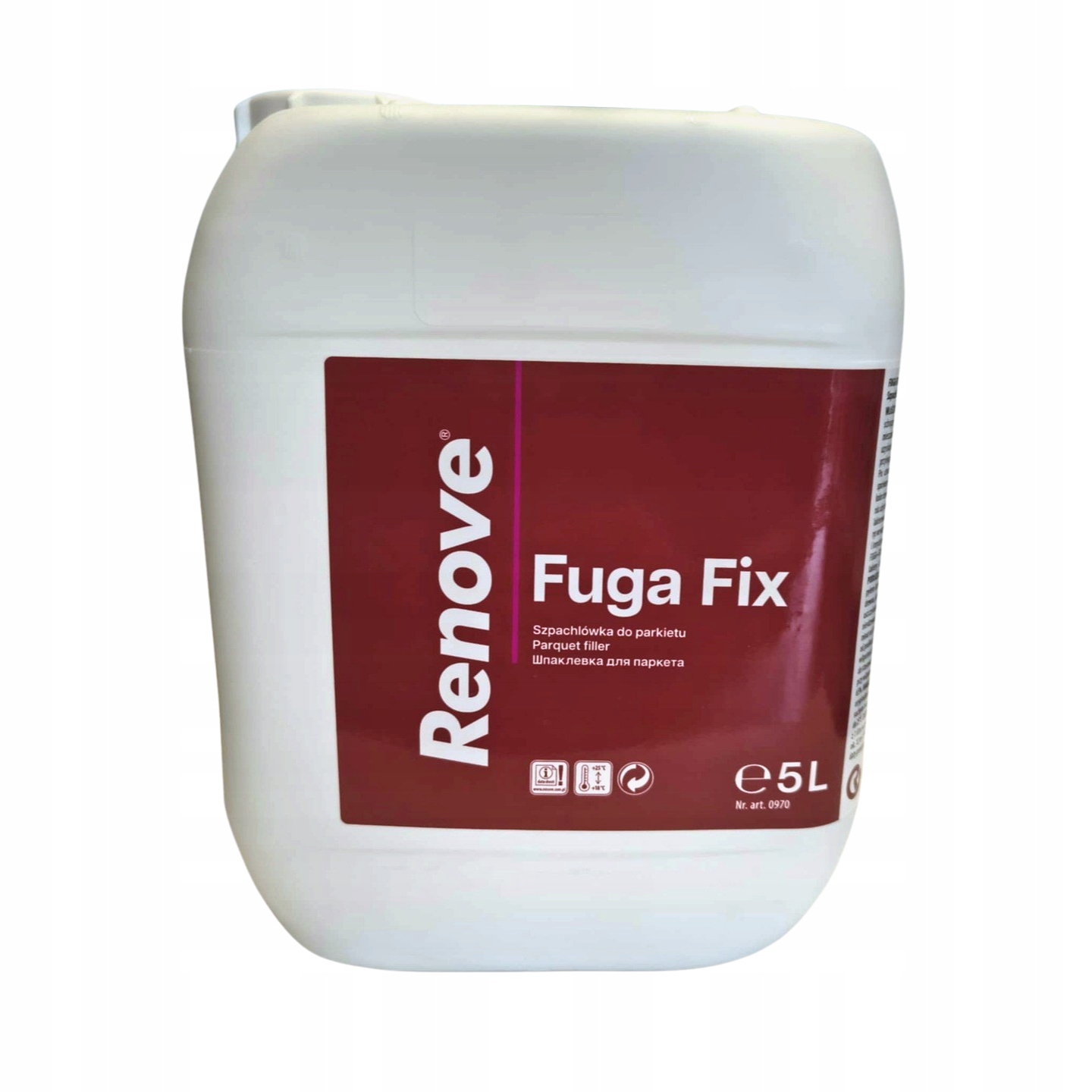 Renove Fuga-Fix Szpachla Wypełniacz Szczelin Spoiwo do parkietu filler 5L