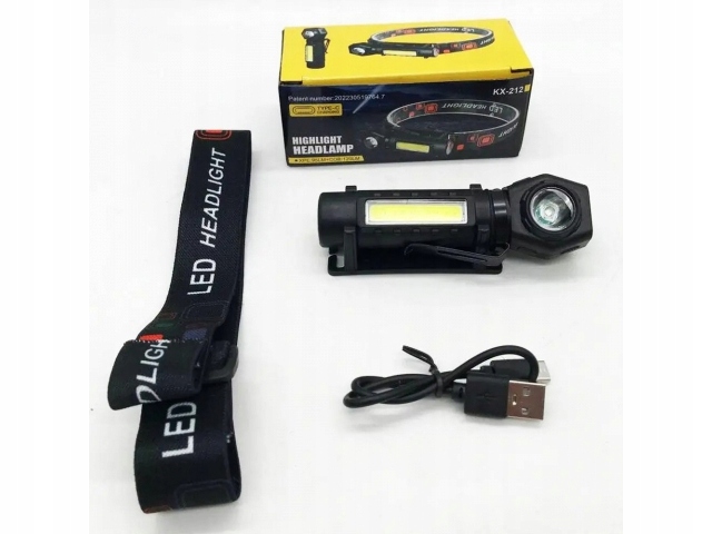 LATARKA CZOŁOWA NA GŁOWĘ CZOŁÓWKA TAKTYCZNA MAGNES Model 4575