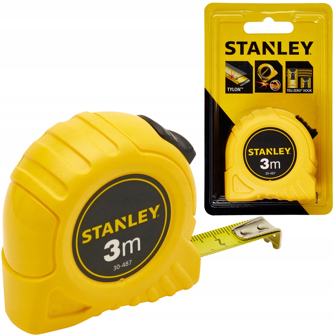 

Taśma miara miarka zwijana 3mx12,7mm Stanley