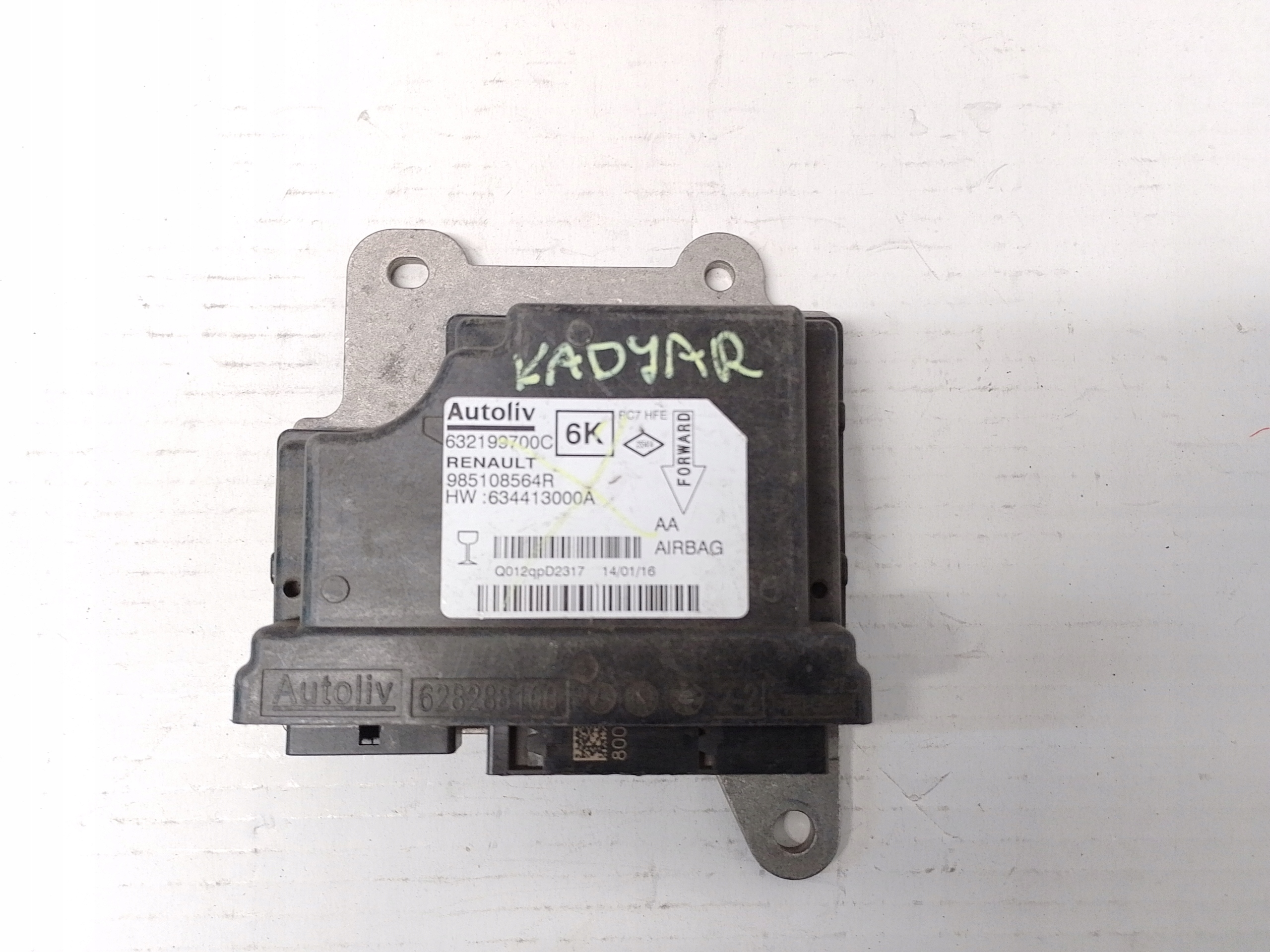 ДАТЧИК ПОДУШКИ БЕЗПЕКИ 985108564R RENAULT KADJAR