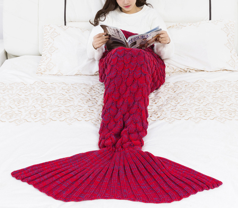 DUŻY KOC OGON SYRENY KOCYK CIEPŁA NARZUTKA KOLORY Marka SNM