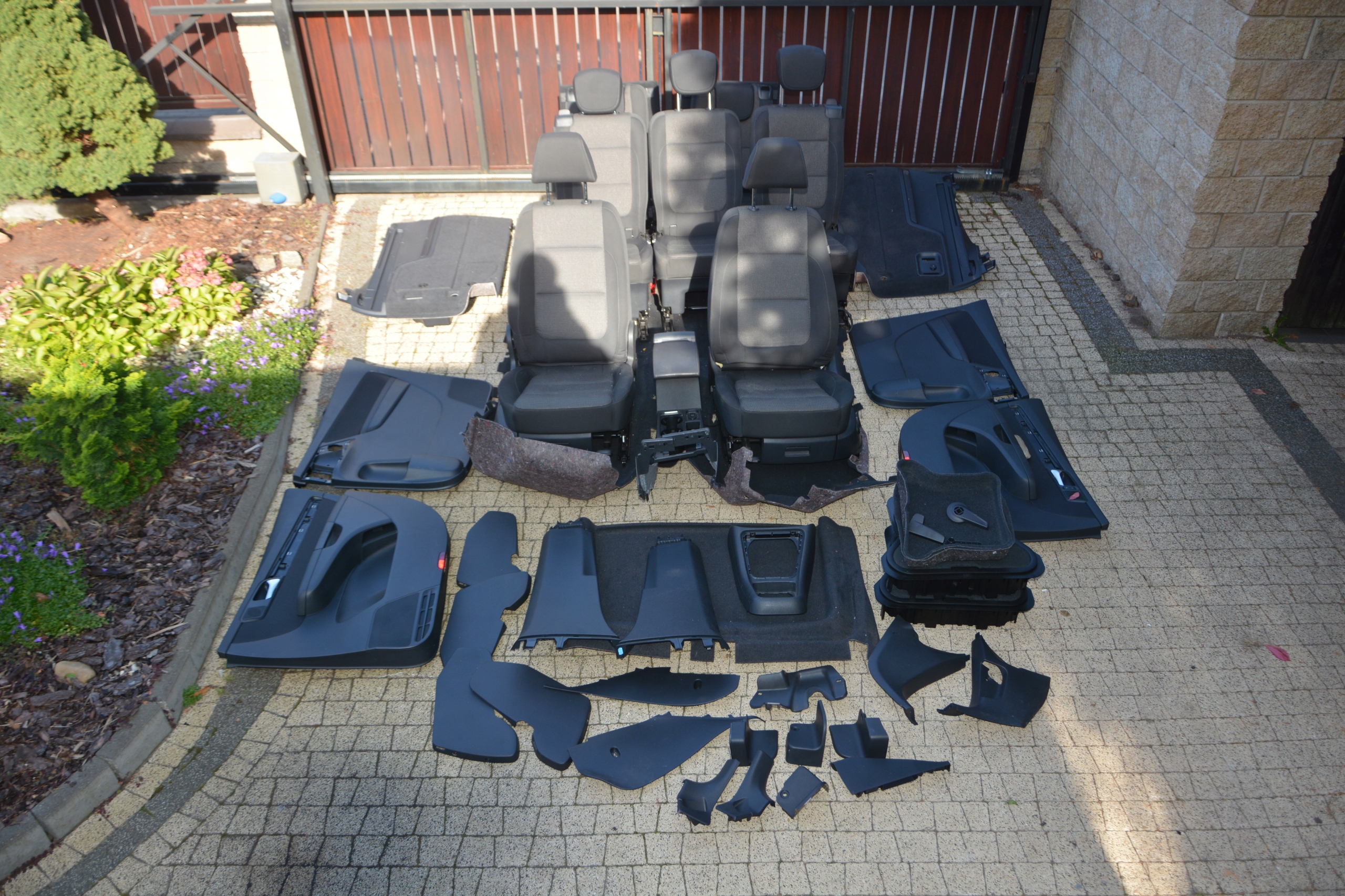 FOTELE KANAPA BOCZKI VW SHARAN 7N 7 osobowe