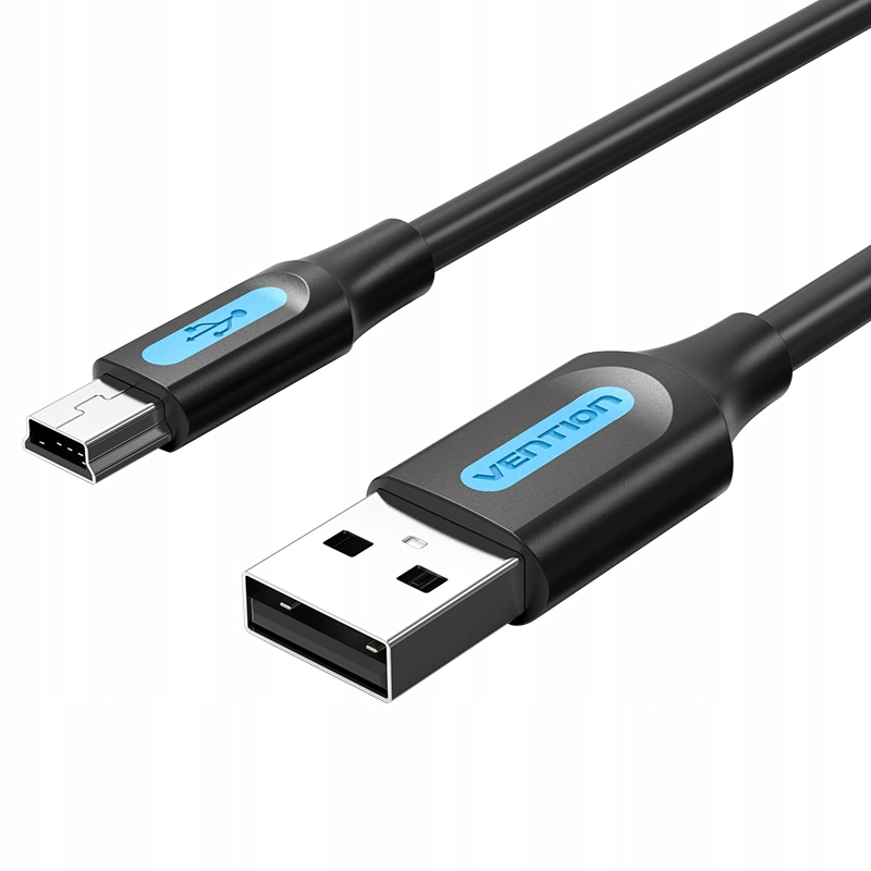VENTION Kabel USB 2.0 -> Mini-B USB - Dł. 0,25m