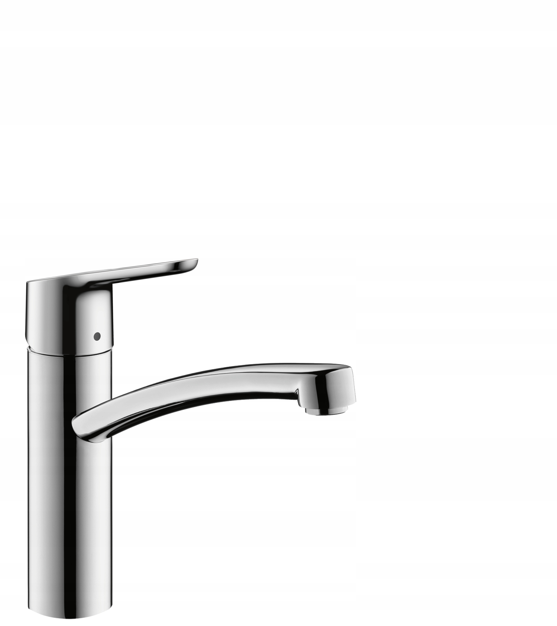 Bateria kuchenna Tica Hansgrohe 160 1-uchwytowa z obrotową wylewką, chrom