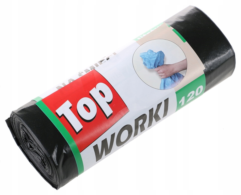 

Worki Na Śmieci Odpady Czarne Top 7szt 120L W120